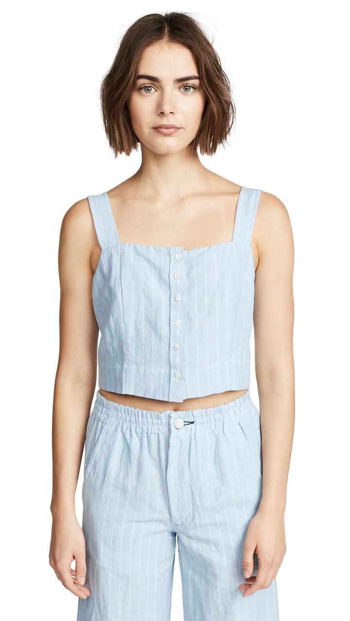 Mcguire Denim Nobody Puts Baby In The Corner Top