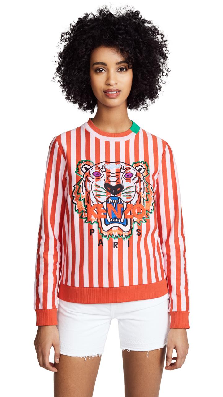 Kenzo Tiger Stripe Sweatshirt