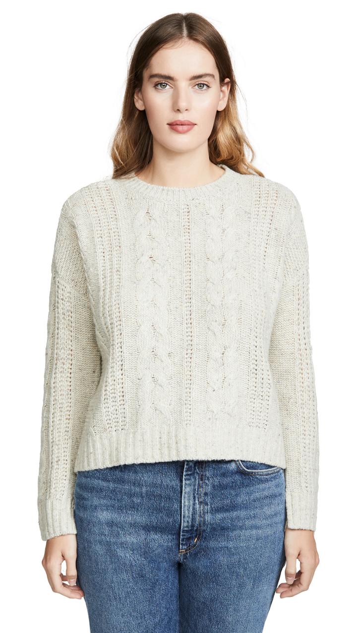 Habitual Clyde Cable Wool Sweater