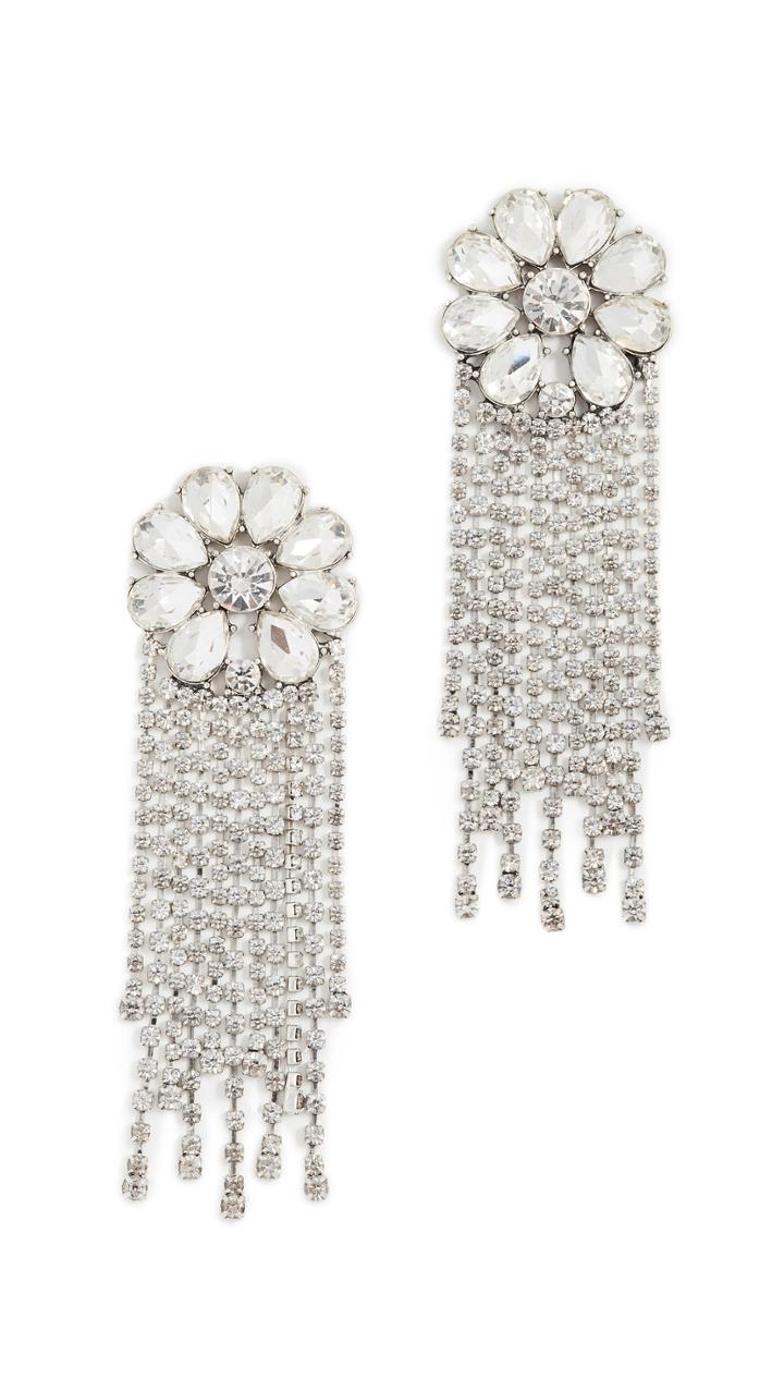 Baublebar Floral Gem Chain Earrings