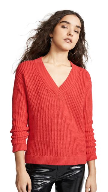 Bop Basics Deep V Sweater