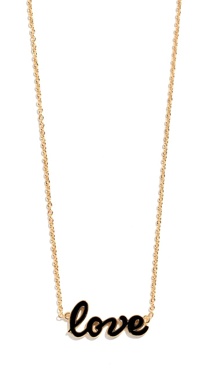 Jennifer Zeuner Jewelry Addison Mini Enamel Necklace