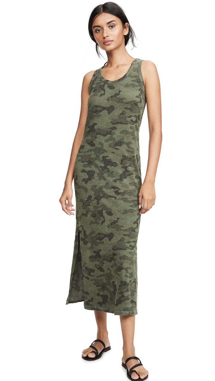 Sundry Camo Tank Dress