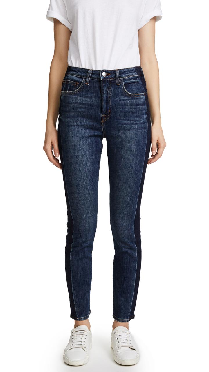 L Agence High Ten Skinny Tuxedo Jeans
