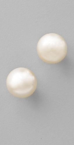 Juliet & Company Glass Pearl Studs