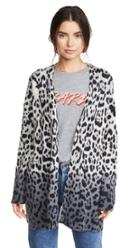 360 Sweater Jocelyn Leopard Cashmere Cardigan