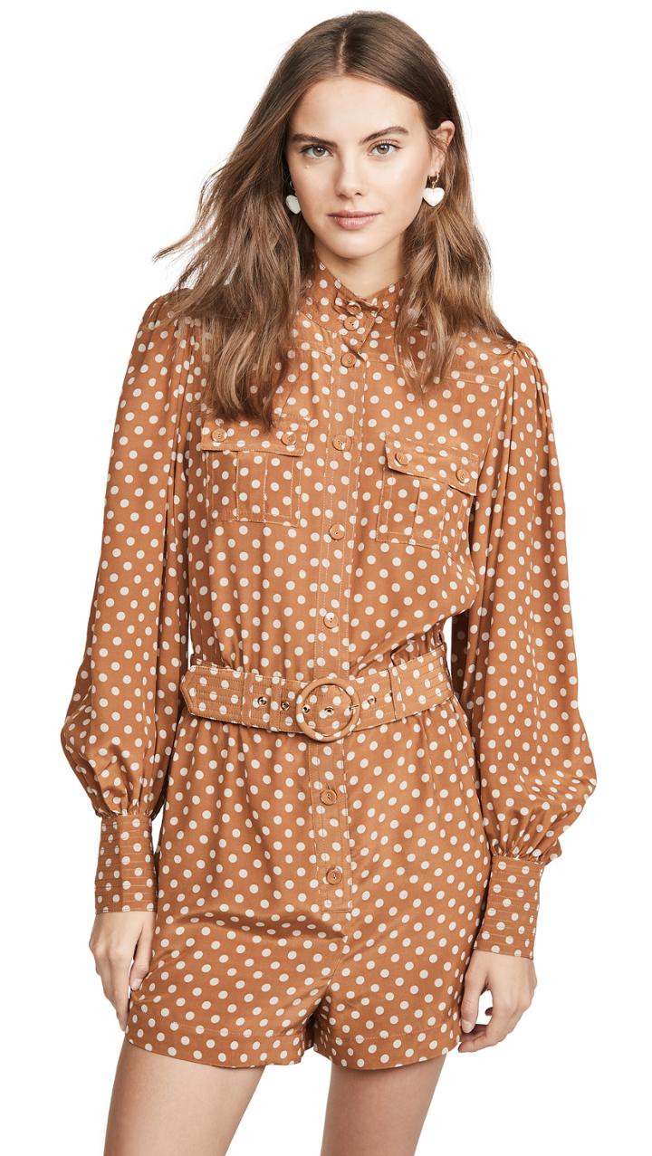 Zimmermann Espionage Silk Utility Playsuit
