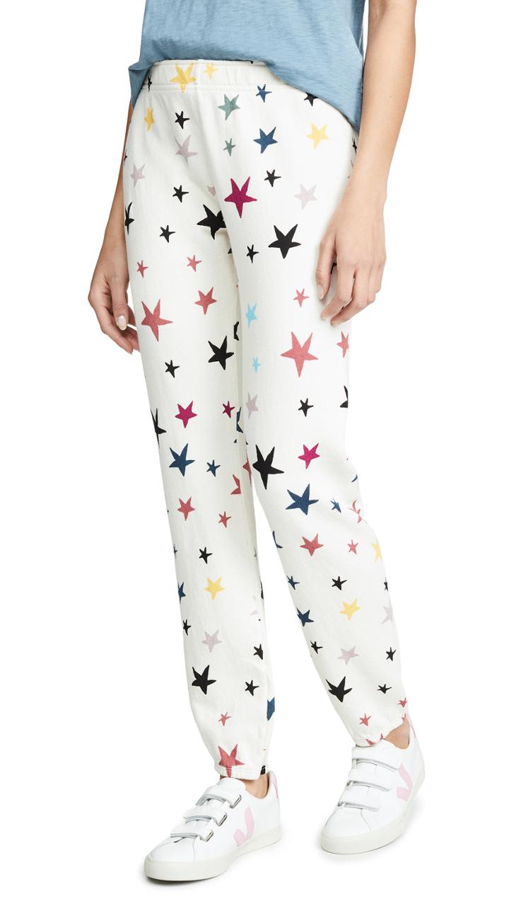 Monrow Color Star Sweatpants