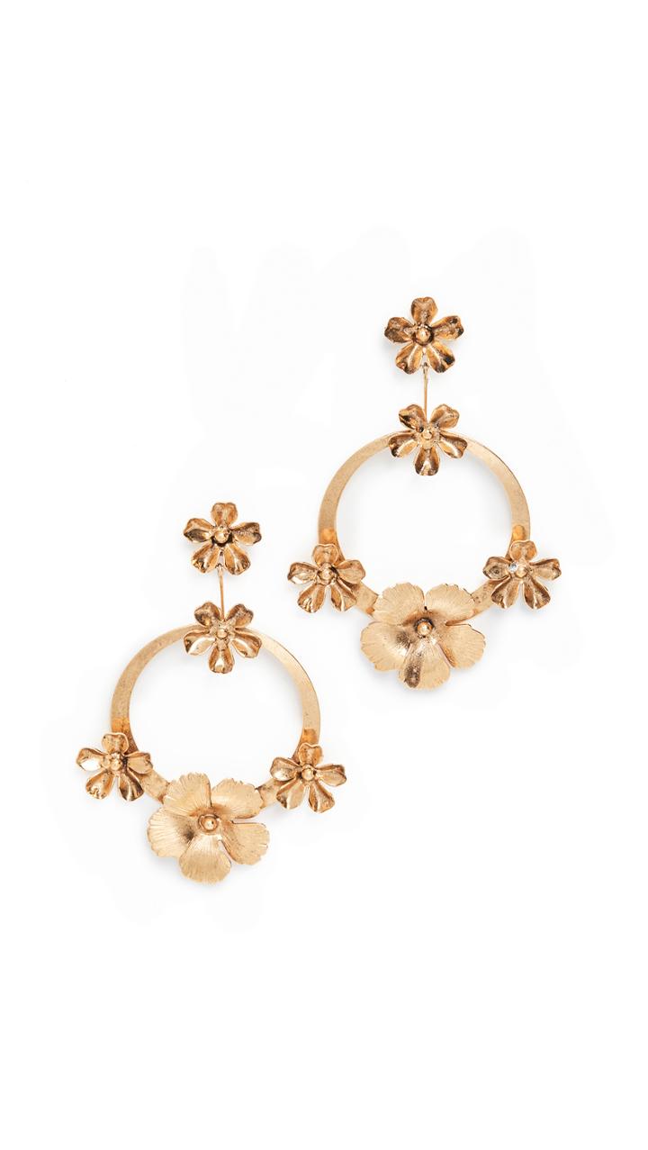 Jennifer Behr Freya Hoop Earrings