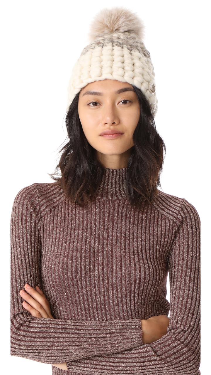 Mischa Lampert Deep Beanie Colorblock Hat