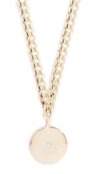 Ariel Gordon Jewelry 14k Medallion Signet Necklace