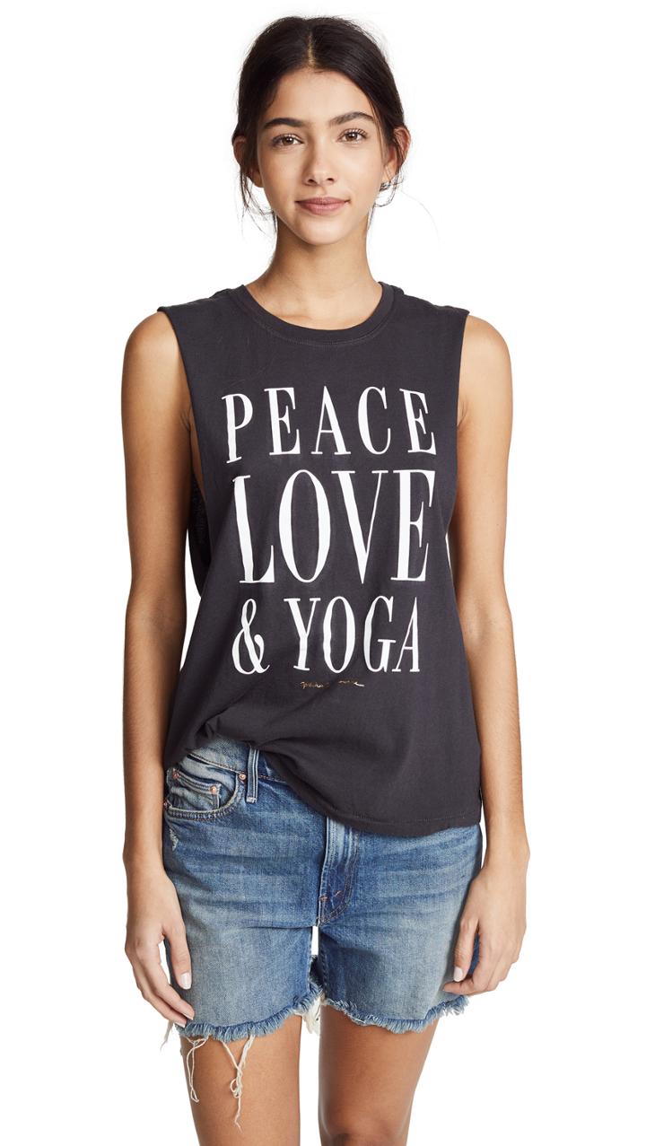 Spiritual Gangster Peace Love Yoga Tank