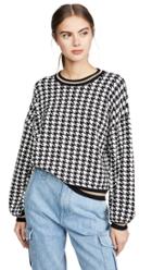 525 America Houndstooth Pullover
