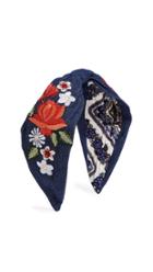 Namjosh Denim Embroidered Headband