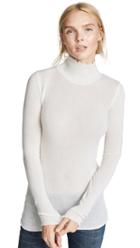 R13 Distressed Skinny Cashmere Turtleneck