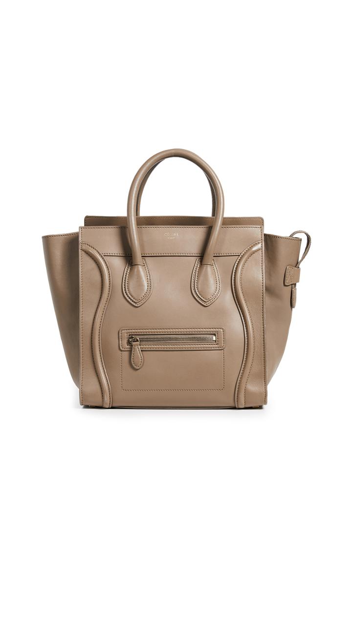 What Goes Around Comes Around Celine Luggage Mini Bag