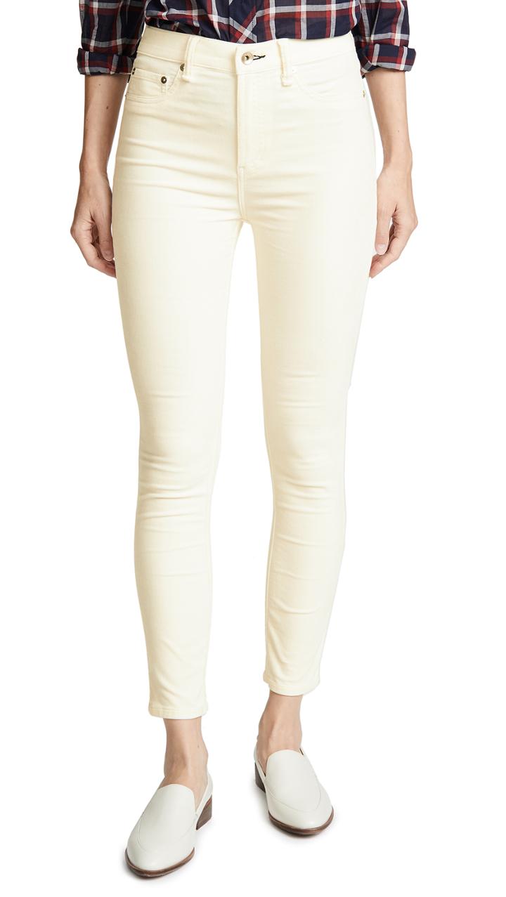 Rag Bone Jean High Rise Skinny Velvet Pants