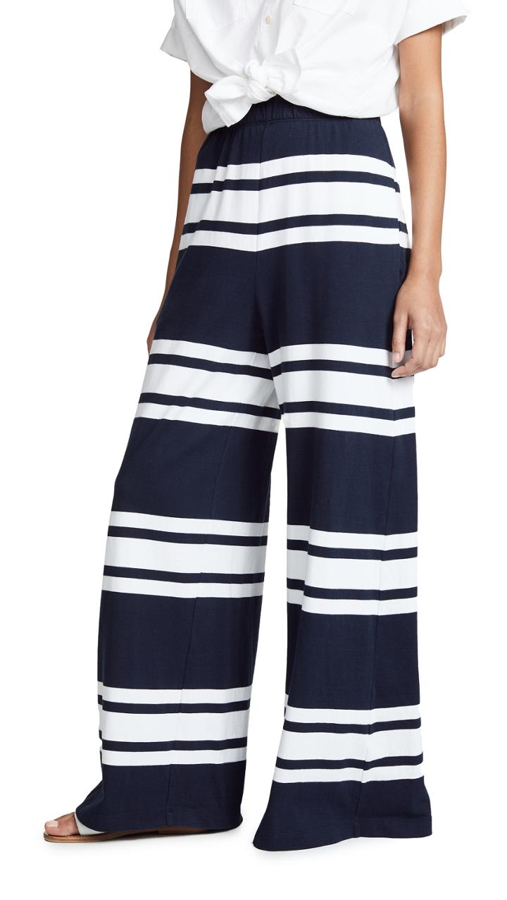 Mds Stripes Pia Palazzo Pants