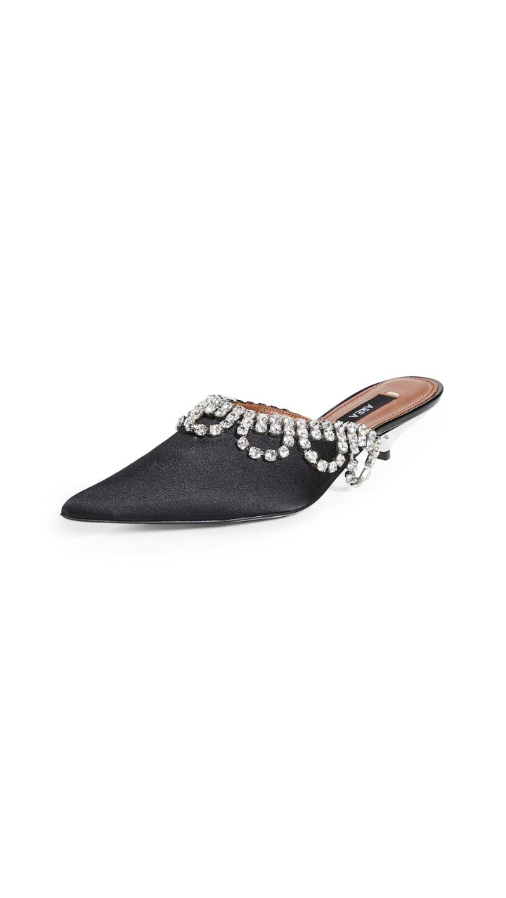 Area Scalloped Crystal A Mules