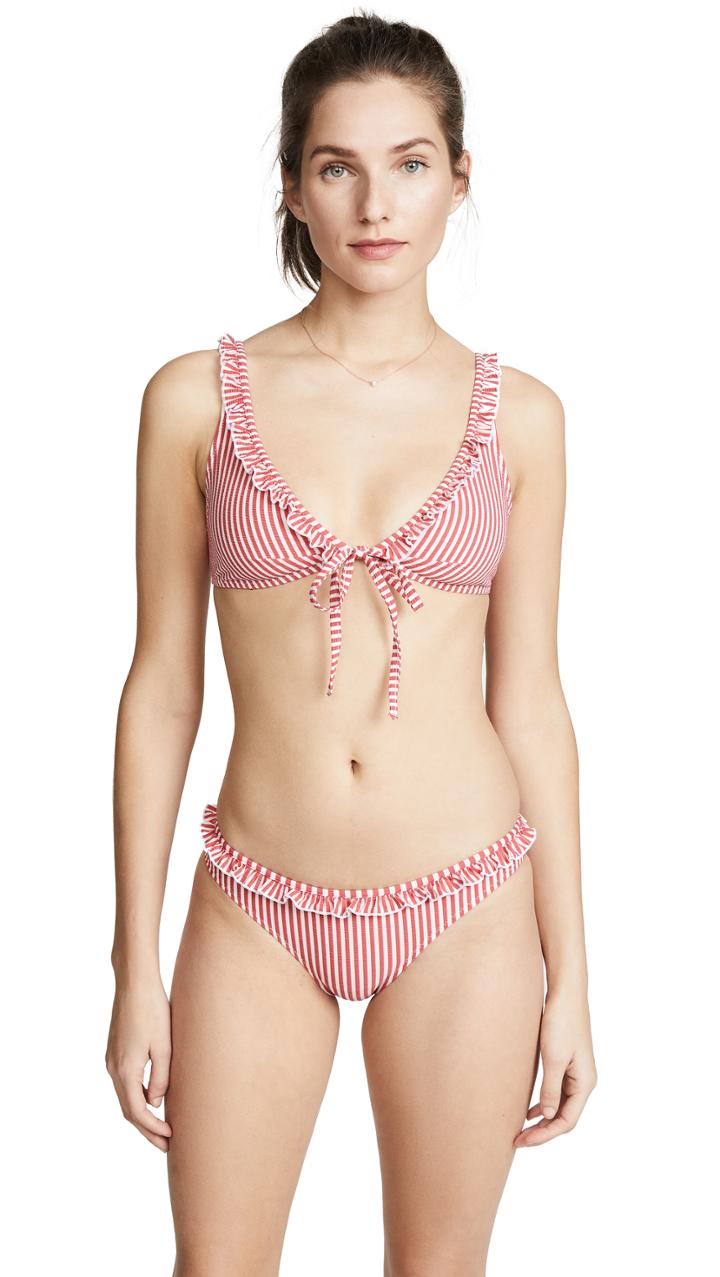 Solid Striped Leslie Seersucker Bottoms