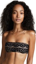 Pilyq Lace Bandeau Bikini Top
