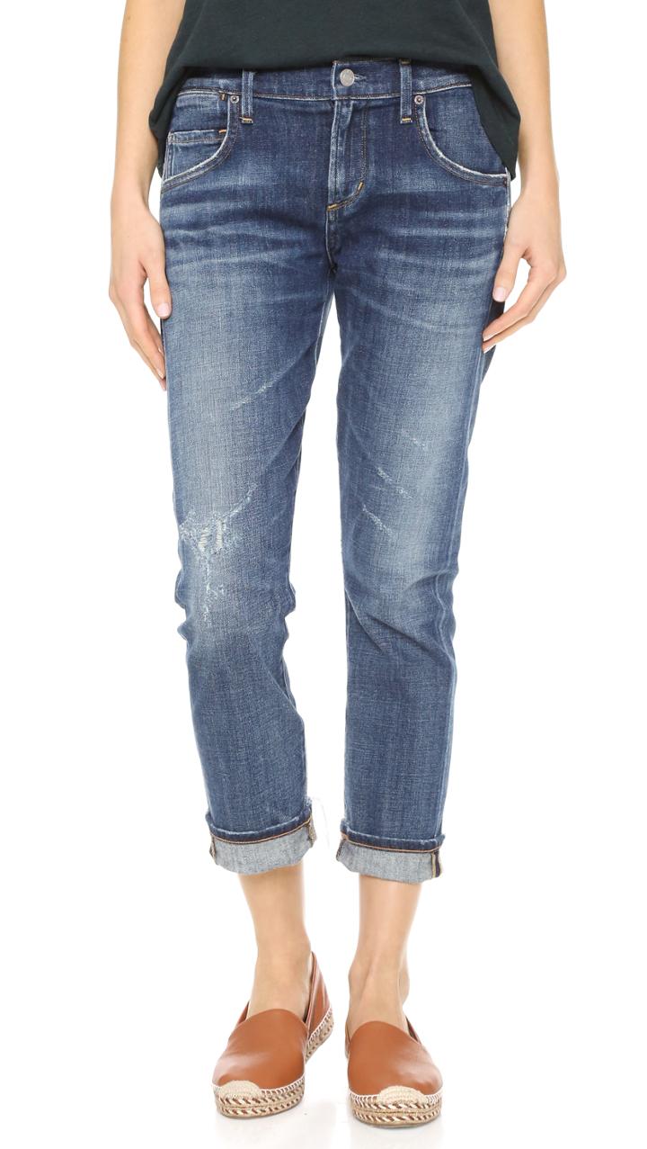 Agolde Isabel Slim Boyfriend Ankle Jeans