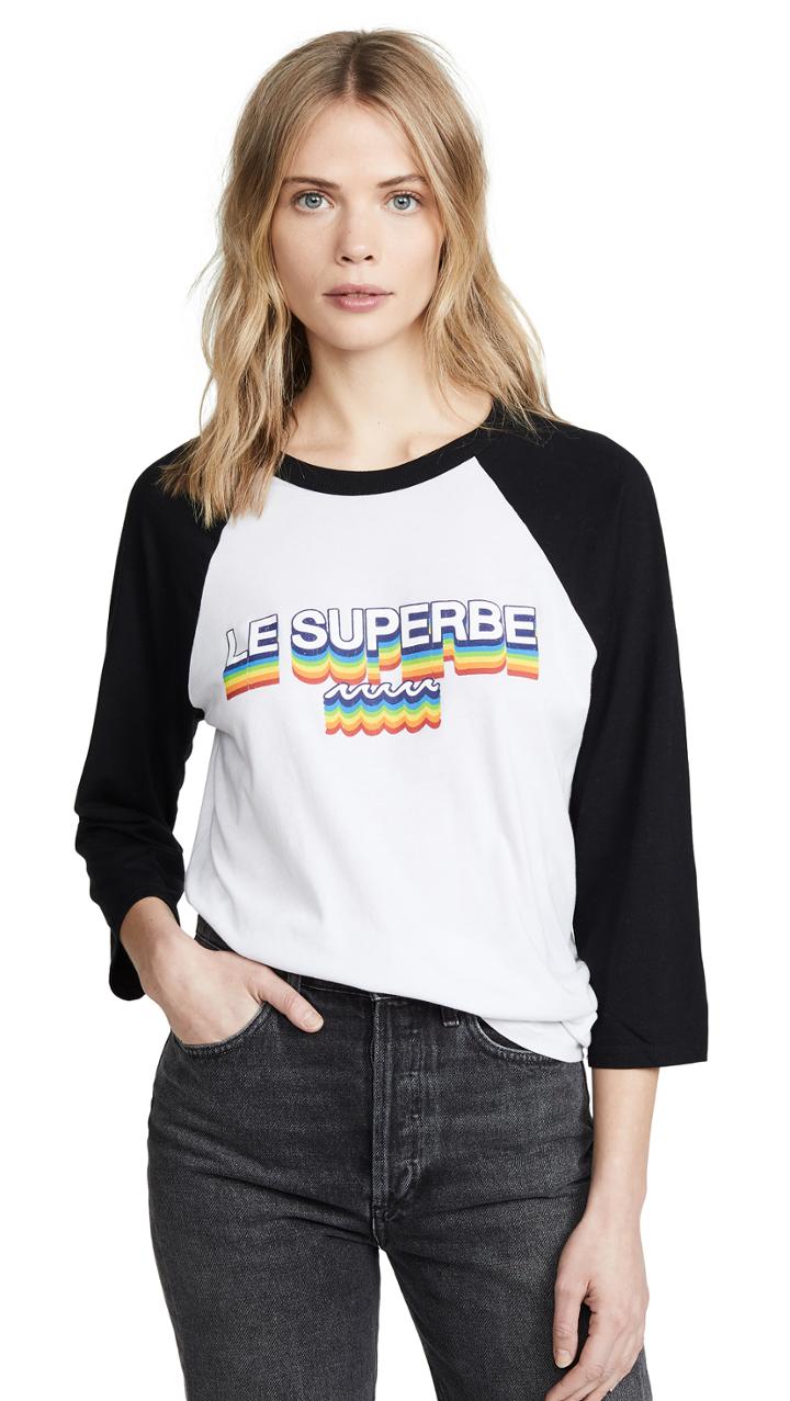 Le Superbe Lesuperbe Graphic Baseball Shirt