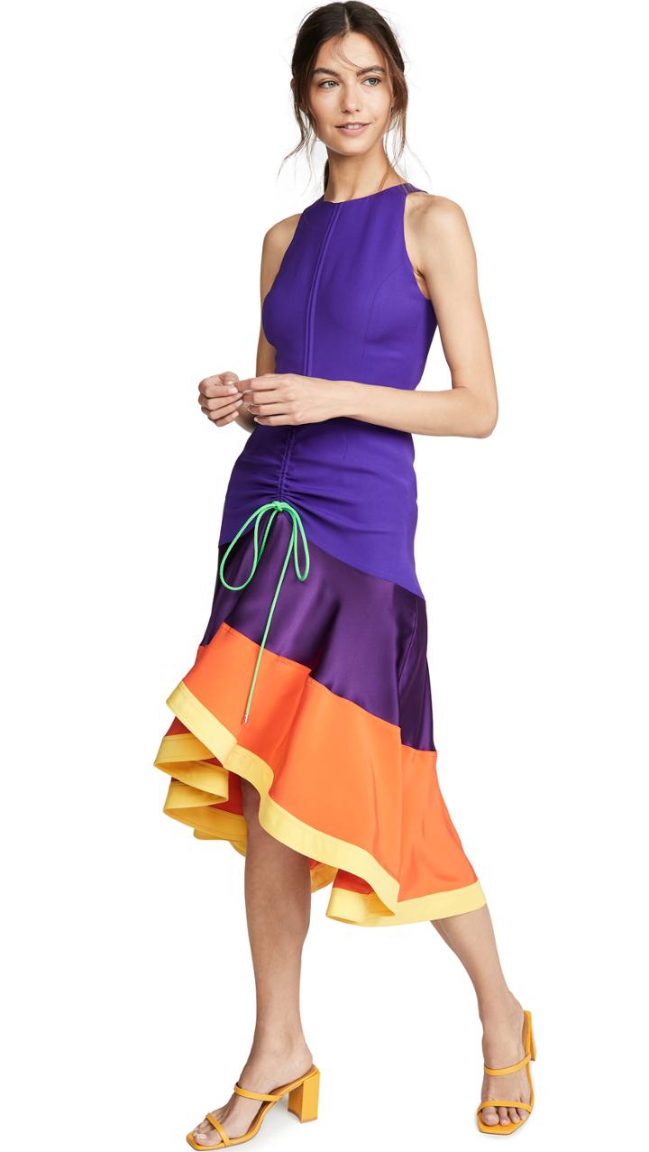 Prabal Gurung Jhanta Gathered Front Dress