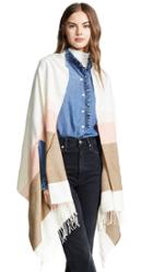 Madewell Placed Stripe Cape Scarf