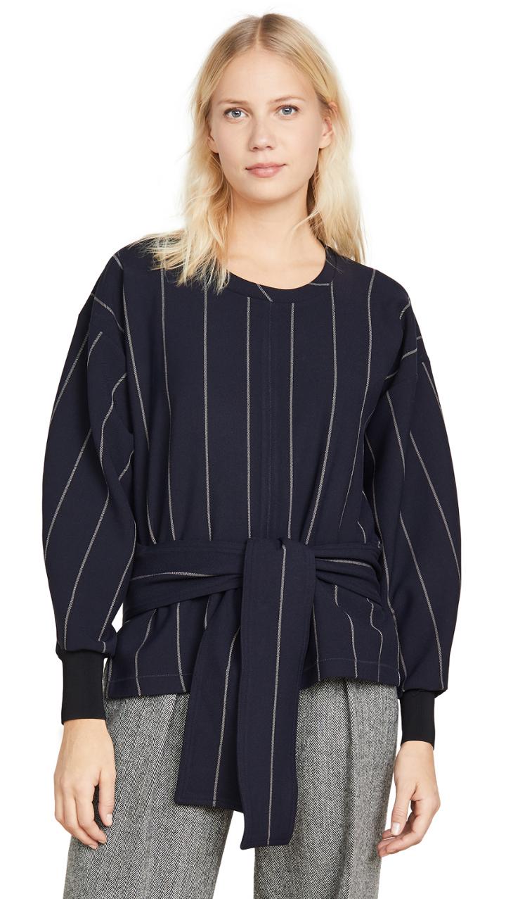 3 1 Phillip Lim Long Sleeve Striped Pullover