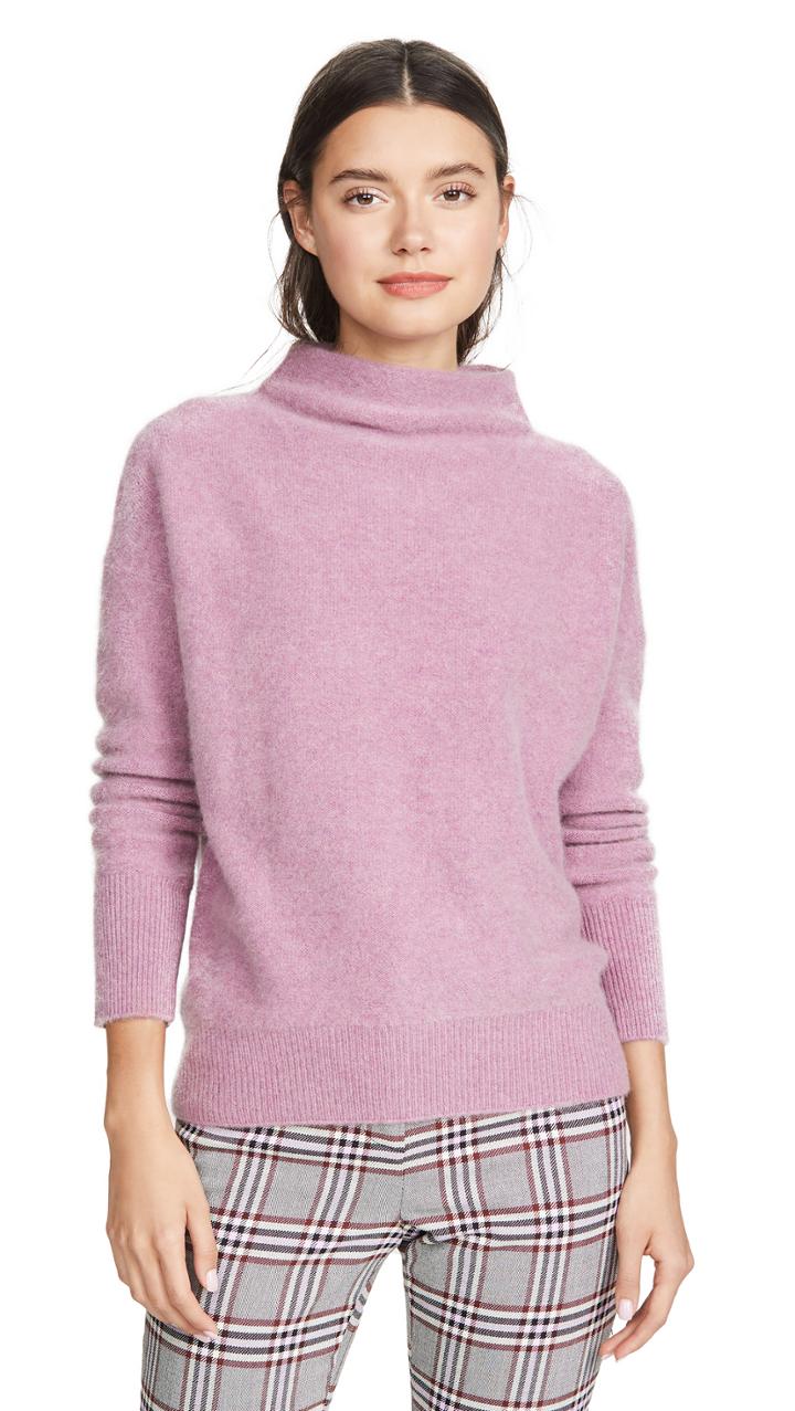 Vince Funnel Neck Cashmere Pullover