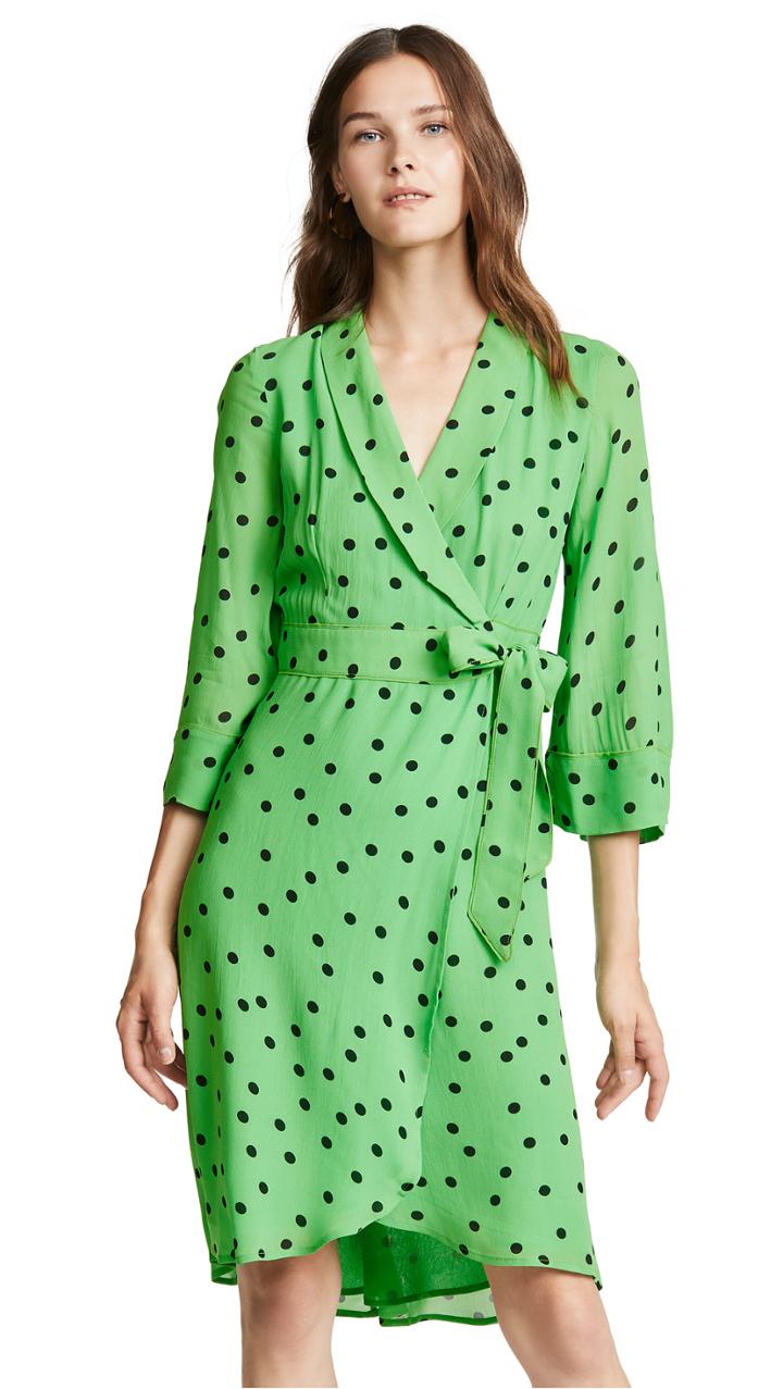 Ganni Dainty Wrap Dress