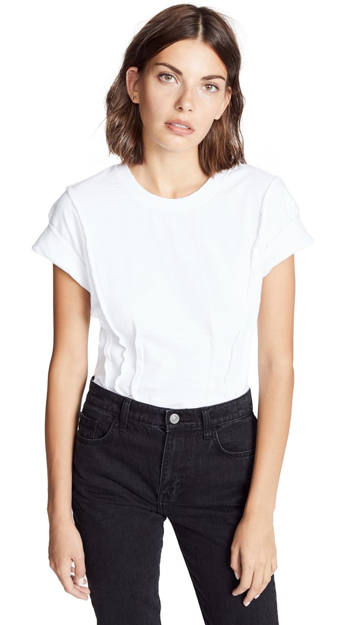 Current Elliott The Pintucked Tee