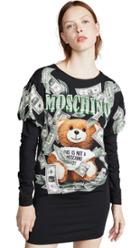 Moschino Teddy Bear Money T Shirt Dress