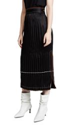 Helmut Lang Crinkle Pleated Skirt