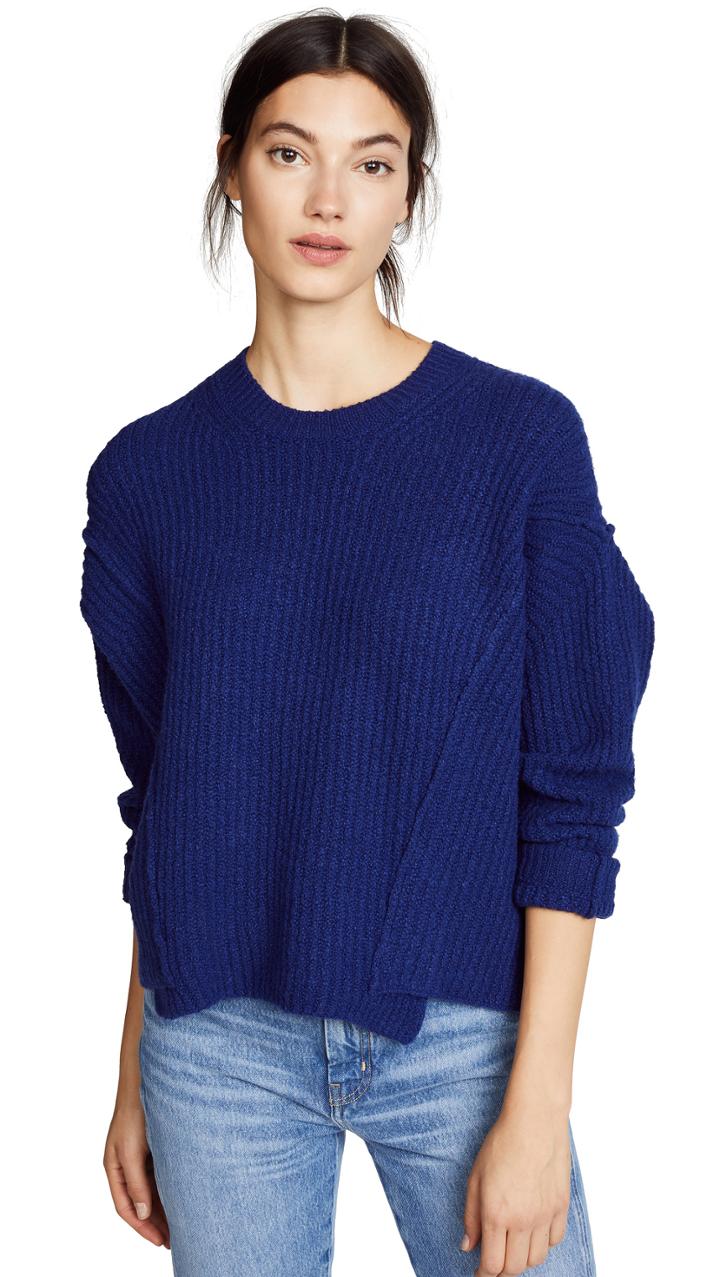 Vince Overlap Panel Sweater
