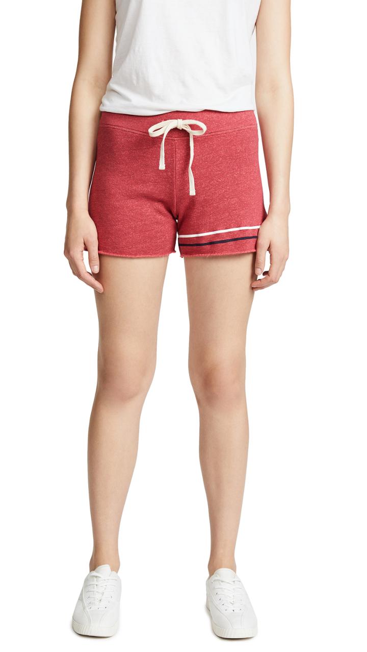 Sundry Stripes Cut Off Shorts