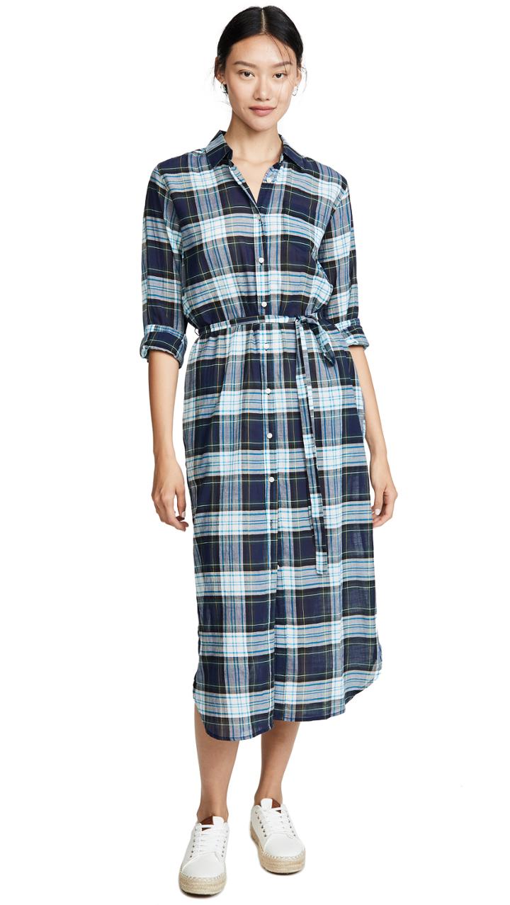 Birds Of Paradis Kelly Long Shirtdress