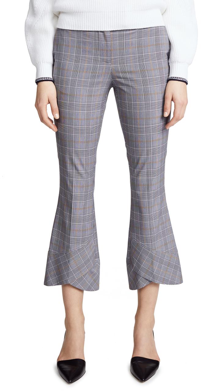 Robert Rodriguez Plaid Cropped Trousers