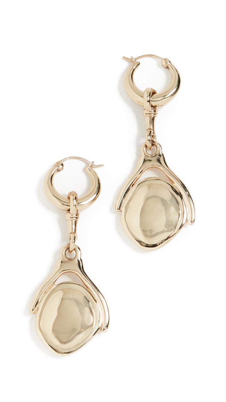 Ellery Isaac Small Disk Earrings