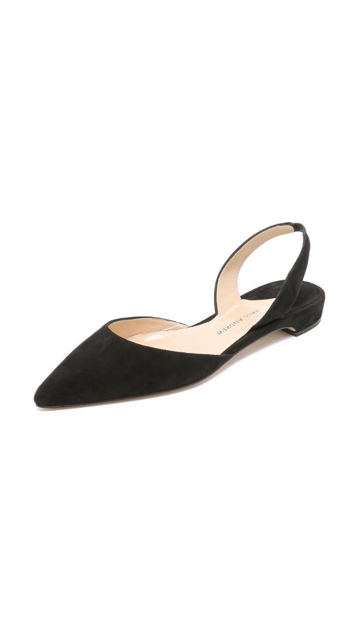 Paul Andrew Rhea Suede Flats