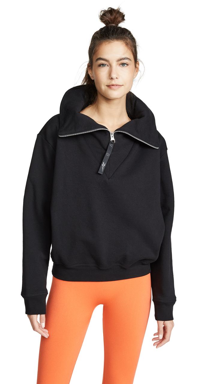 Reebok X Victoria Beckham Rbk Vb Cropped Cowl Sweatshirt