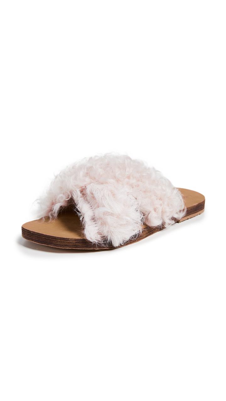 Brother Vellies Lamu Crisscross Slides