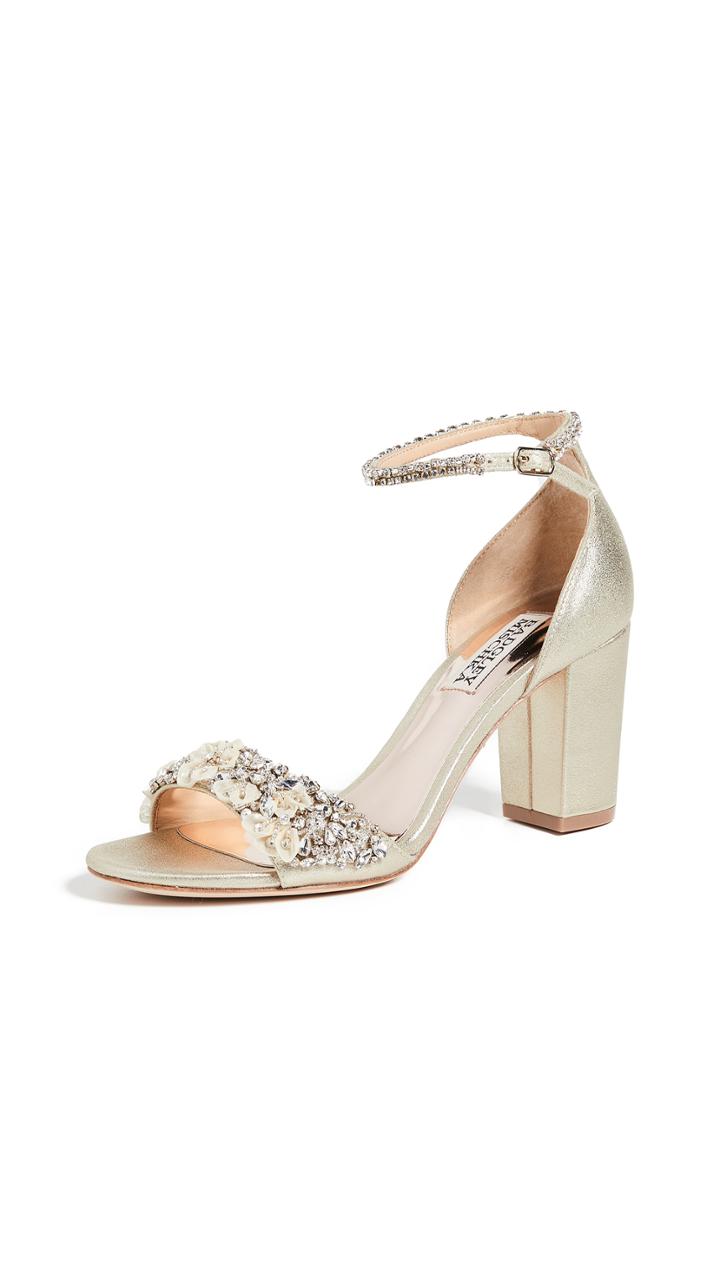 Badgley Mischka Finesse Ii Block Heel Sandals