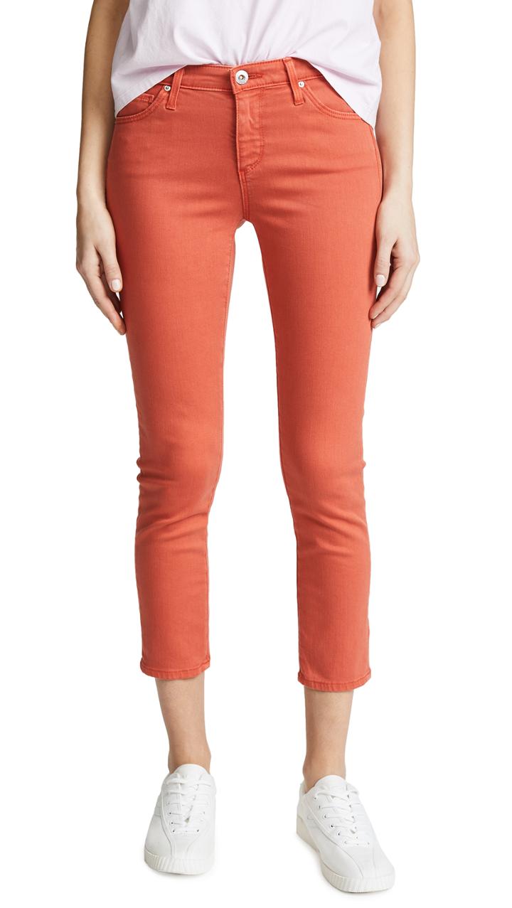 Ag The Prima Crop Sateen Jeans