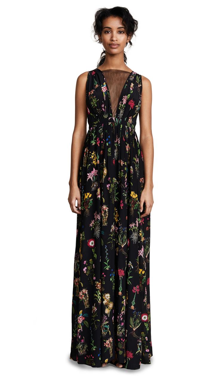 No 21 Printed Maxi Dress