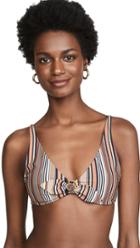 Tory Burch Printed Tie Bikini Top