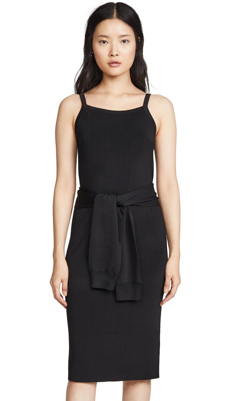 Helmut Lang Tie Waist Dress