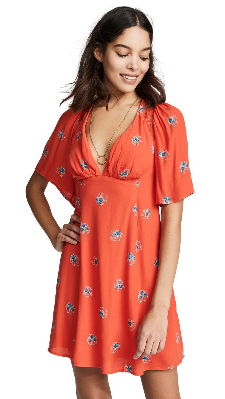 Free People Mockingbird Mini Dress