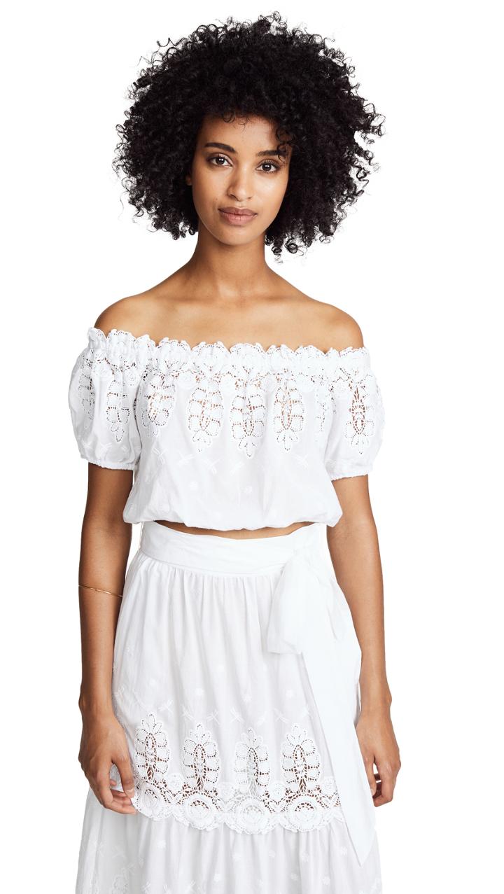 Miguelina Tessa Off Shoulder Top